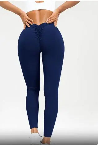 High-Waist Women's Yoga Pants V-back