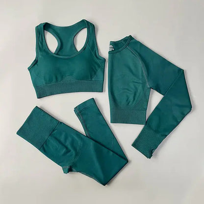 2/3/4PCS Seamless Women Yoga Set Workout