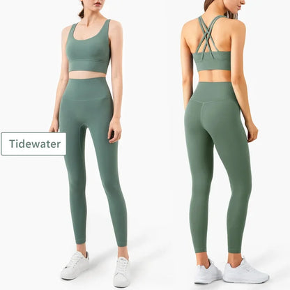 Seamless Yoga Set Gym Fitness Clothing Women Workout Set