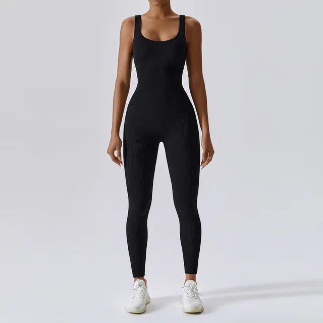 Spring Seamless One-Piece Yoga Suit