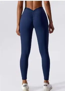 High-Waist Women's Yoga Pants V-back