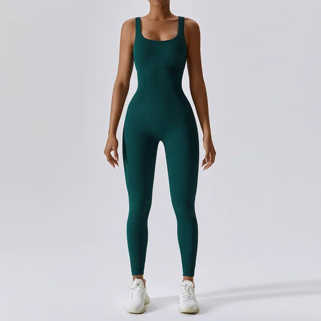 Spring Seamless One-Piece Yoga Suit