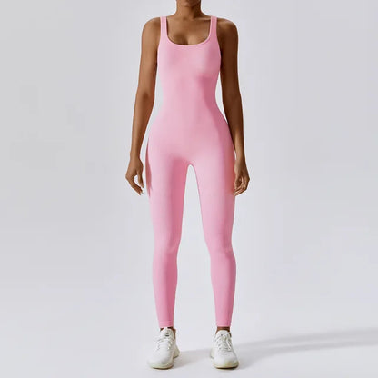 Spring Seamless One-Piece Yoga Suit