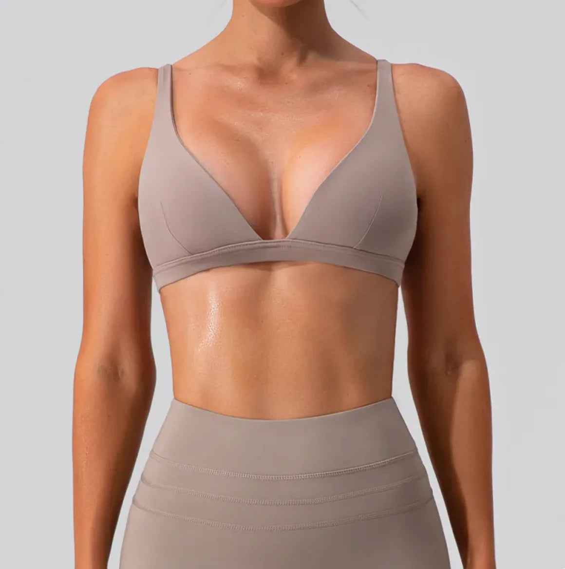 Nude Feel Shockproof Yoga Bra - Tight Sports Vest